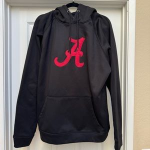 Alabama Crimson Tide Colosseum Pullover Hoodie - Black - Men's Large